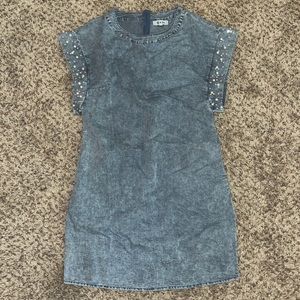 Denim Pearl Dress